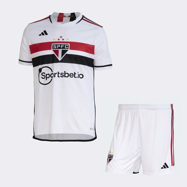 Camiseta Sao Paulo Replica Primera Ropa Niño 2023/24